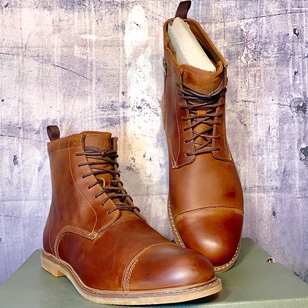 New Timberland Mens Coblton Zip Bt Brown - Picture 4 of 6
